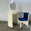 Best Pamono Italian White Dressing Table and Chair from Studio Kastilia, 1970s, Set of 2