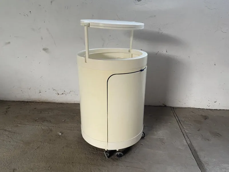 Best Pamono Italian White Dressing Table and Chair from Studio Kastilia, 1970s, Set of 2