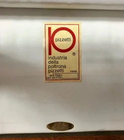 Pamono Italian White Leather La-Z-Boy Rocking Armchair by Pizzetti Roma, 1960s><noscript><img width=