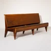 New Pamono Italian Wood Bench, 1940s
