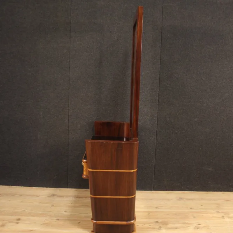 Online Pamono Italian Wood Cheval Mirror, 1970s