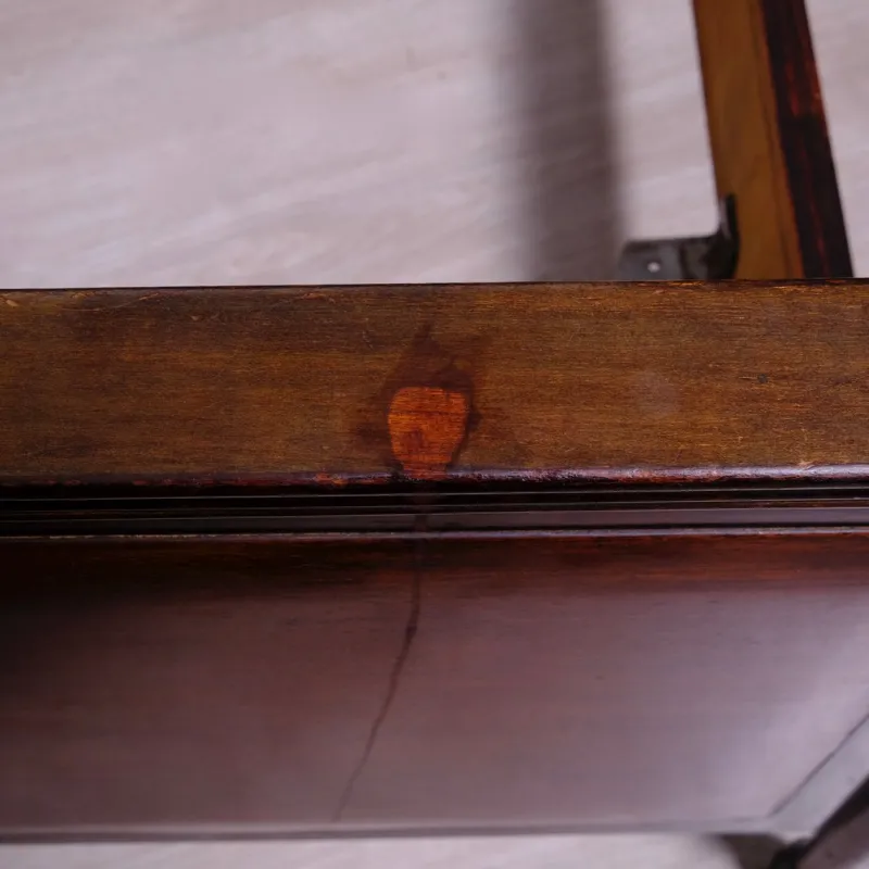 Pamono Italian Wooden Double Bed from Brembilla, Bergamo, 1950s-1960s> Beds & Bedroom Sets