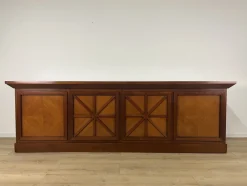 Hot Pamono Italian Wooden Sideboard with Cross Motifs, 1980s