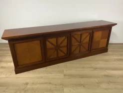 Hot Pamono Italian Wooden Sideboard with Cross Motifs, 1980s
