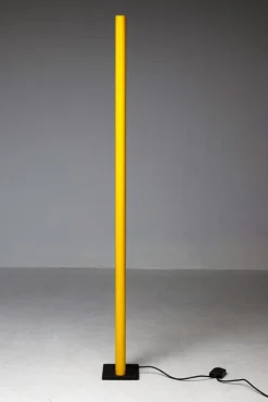 Pamono Italian Yellow Floor Lamp by Gianfranco Frattini, 1970s><noscript><img width=