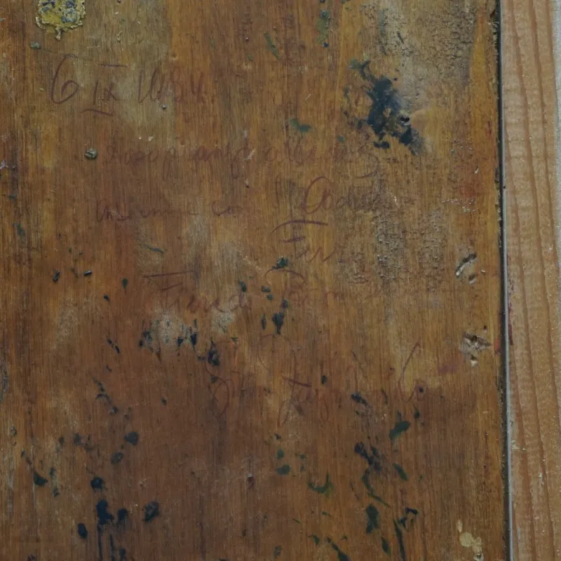 Clearance Pamono Ivan Giovanni Zagoruiko, Positano La Porta, 1934, Oil on Plywood, Framed