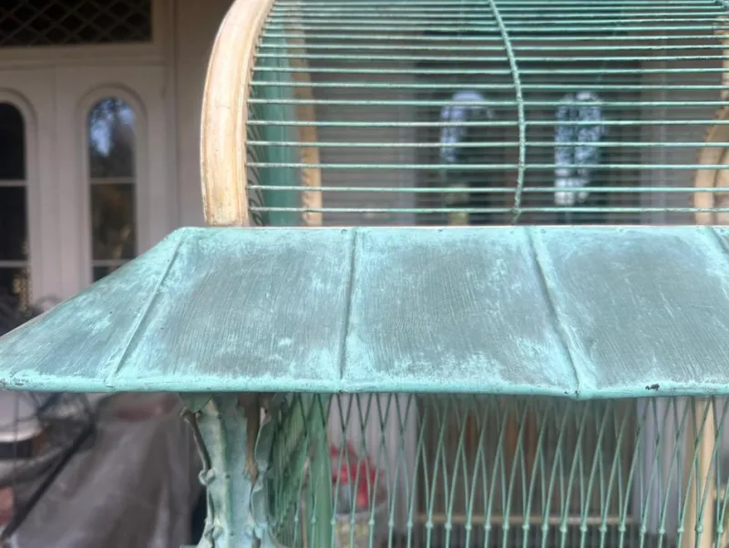Sale Pamono Ivory & Copper Sculpted Birdcage Crafted by Eric Lansdown, 1990s