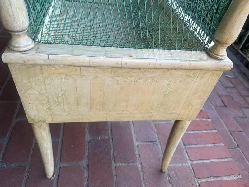 Sale Pamono Ivory & Copper Sculpted Birdcage Crafted by Eric Lansdown, 1990s
