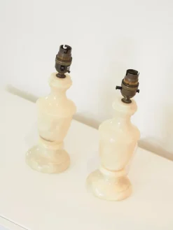 Pamono Ivory Alabaster Table Lamp by Marmo Lusso