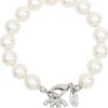 Pamono Ivory Pearl CC Charm Bracelet from Chanel, 2010s> Bracelets