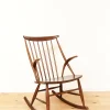 New Pamono IW3 Rocking Chair by Illum Wikkelsø for Niels Eilersen, 1960s