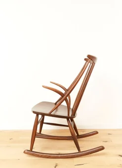 New Pamono IW3 Rocking Chair by Illum Wikkelsø for Niels Eilersen, 1960s