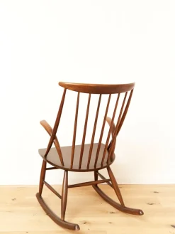 New Pamono IW3 Rocking Chair by Illum Wikkelsø for Niels Eilersen, 1960s