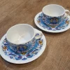 Pamono Izmir Coffee Cups and Saucers by Villeroy & Boch, 1973, Set of 4> Coffee & Tea Service