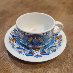 Pamono Izmir Coffee Cups and Saucers by Villeroy & Boch, 1973, Set of 4><noscript><img width=