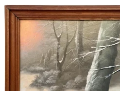 Pamono J. Bardin, Boar Fight, Oil Painting, Framed><noscript><img width=
