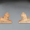 Pamono J M Craig, Large Lion Statues, 19th Century, Terracotta, Set of 2> Sculpture
