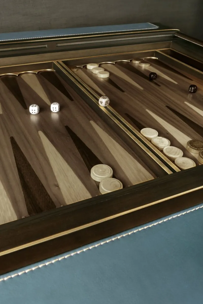 Pamono Jacoby Backgammon Table by Wood Tailors Club> Game Tables