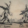 Sale Pamono Jacques Callot, Cicho Sgarra: Collo Francisco, 1622, Original Etching