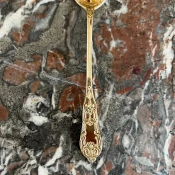 New Pamono Jam Spoons in Vermeil and Sterling Silver, France, Set of 6