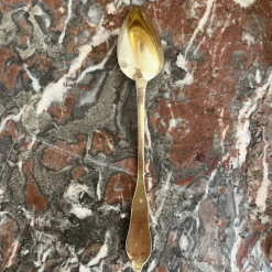 New Pamono Jam Spoons in Vermeil and Sterling Silver, France, Set of 6