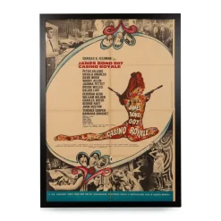 Pamono James Bond 007 Casino Royale Poster, 1967> Posters