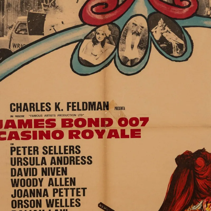 Pamono James Bond 007 Casino Royale Poster, 1967> Posters
