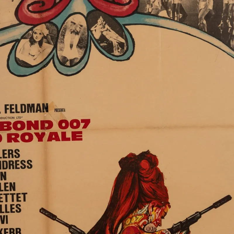 Pamono James Bond 007 Casino Royale Poster, 1967> Posters