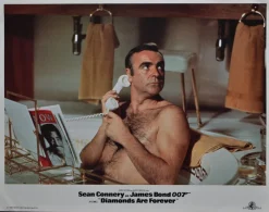Pamono James Bond 007 Diamonds are Forever Lobby Card, UK, 1971> Posters