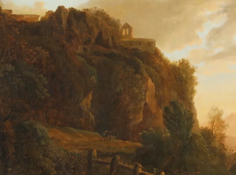 Pamono Jan Both, Southern Landscape, Old Master Painting> Old Masters
