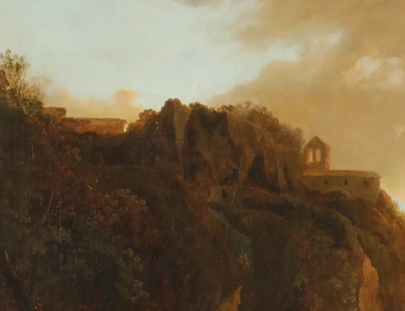 Pamono Jan Both, Southern Landscape, Old Master Painting> Old Masters