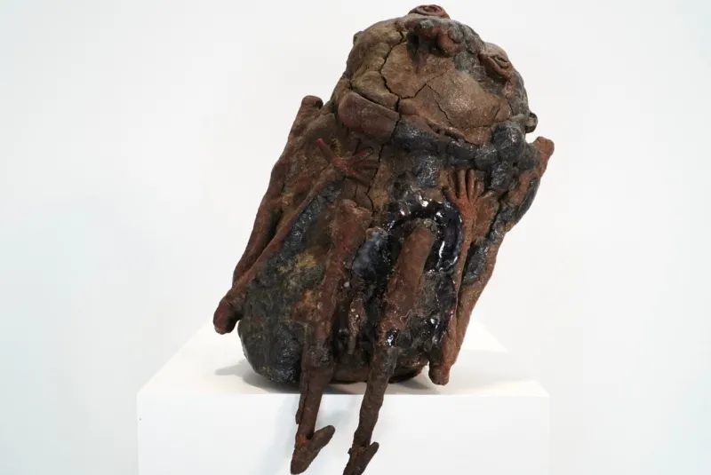 New Pamono Jan Heylen, Brutalist Sculpture, Belgium, 1960s, Ceramic