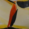 Clearance Pamono Jan Meyer, Black and White Abstraction, 1985, Oil on Canvas