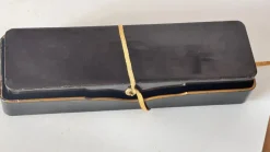 Pamono Japanese Black Lacquer Box with Gold Bird and Reed Motif Decorative><noscript><img width=