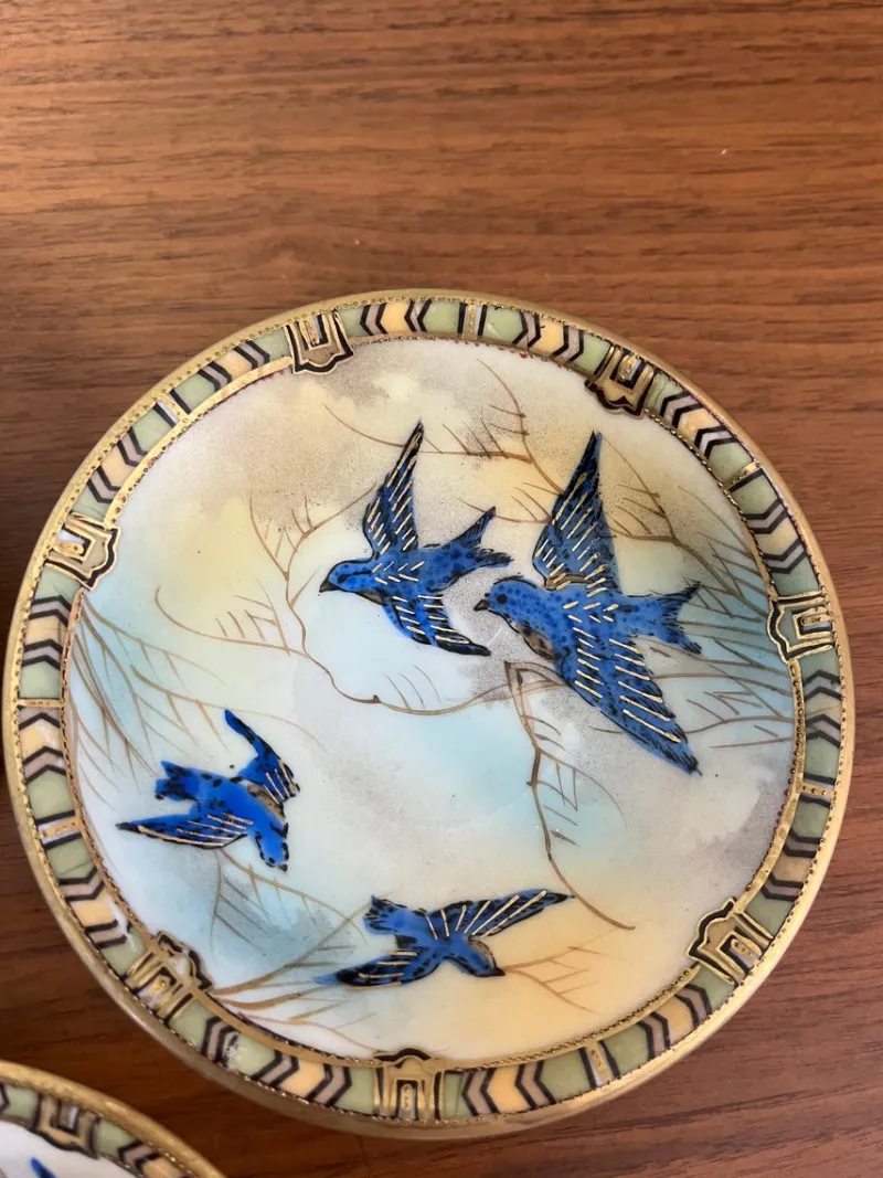 Discount Pamono Japanese Bowls, 1890s, Set of 3