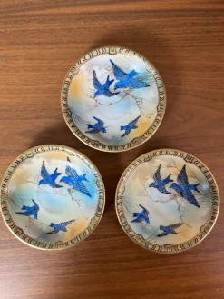 Discount Pamono Japanese Bowls, 1890s, Set of 3