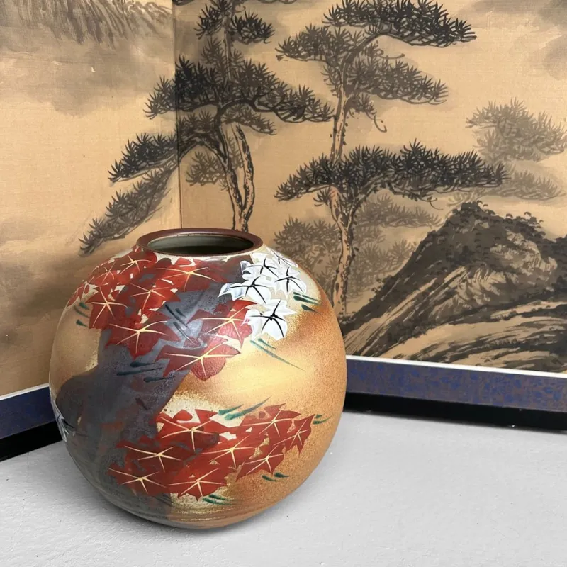 Pamono Japanese Byōbu Room Screen with Mountain Landscape, 1950s> Room Dividers & Screens