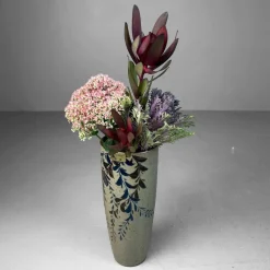 Sale Pamono Japanese Ceramic Ikebana Vase by Craft Fuji, 1980s