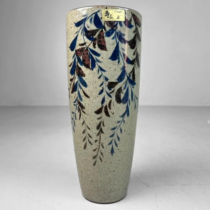 Sale Pamono Japanese Ceramic Ikebana Vase by Craft Fuji, 1980s