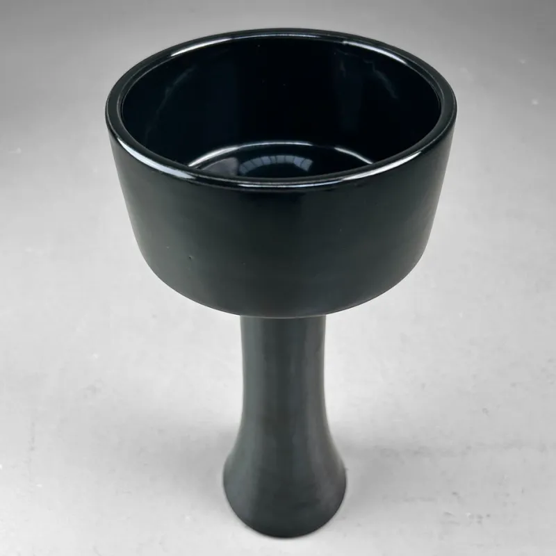 Best Pamono Japanese Ceramic Ikebana Vase on Tall Foot, 1960s