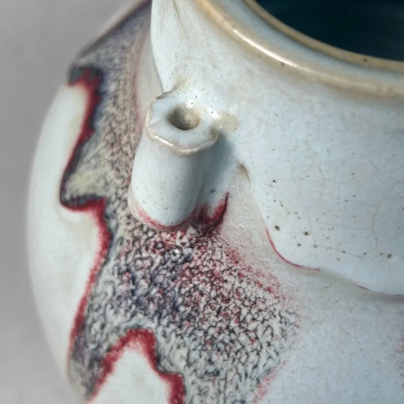 Pamono Japanese Ceramic Ikebana Vase, 1980s> Vases