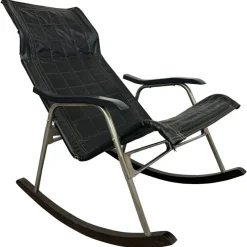 Pamono Japanese Folding Rocking Chair by Nii Takeshi, 1960s> Rocking Chairs