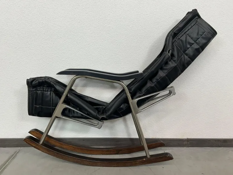 Pamono Japanese Folding Rocking Chair by Nii Takeshi, 1960s> Rocking Chairs