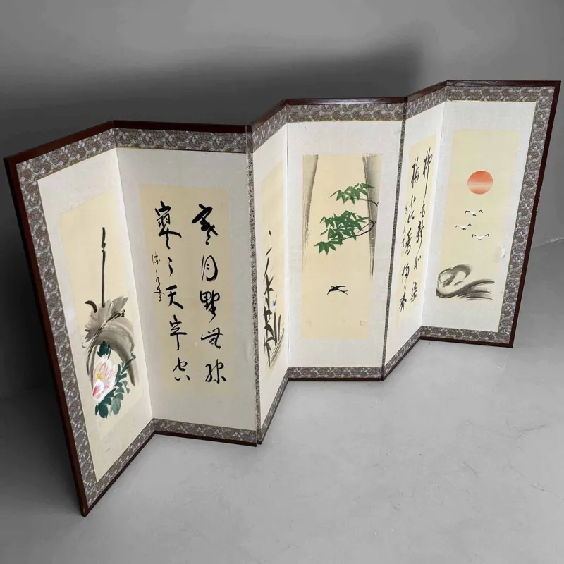 New Pamono Japanese Folding Screen, 1950s