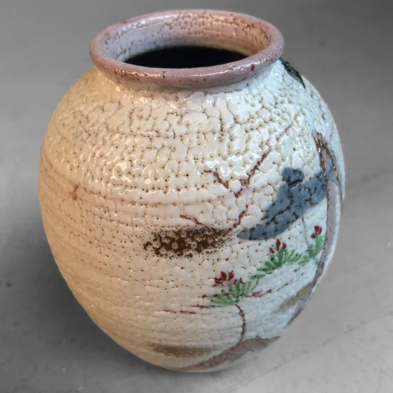 Sale Pamono Japanese Ikebana Vase, 1980s