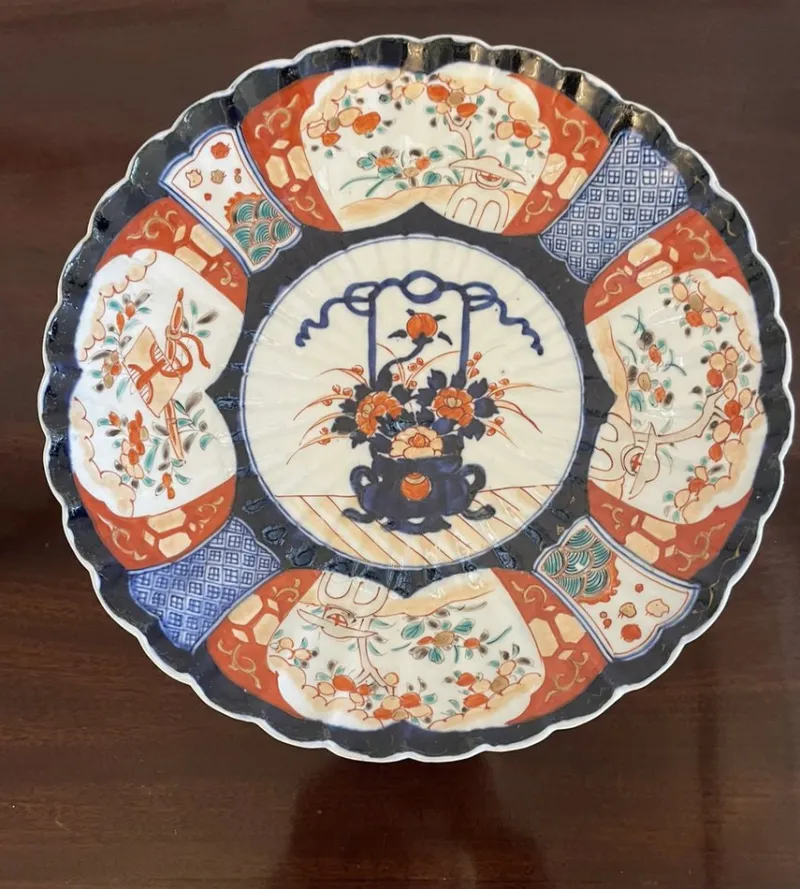 Pamono Japanese Imari Plate, 1900s> Dinner Plates & Bowls