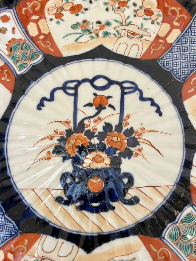 Pamono Japanese Imari Plate, 1900s> Dinner Plates & Bowls