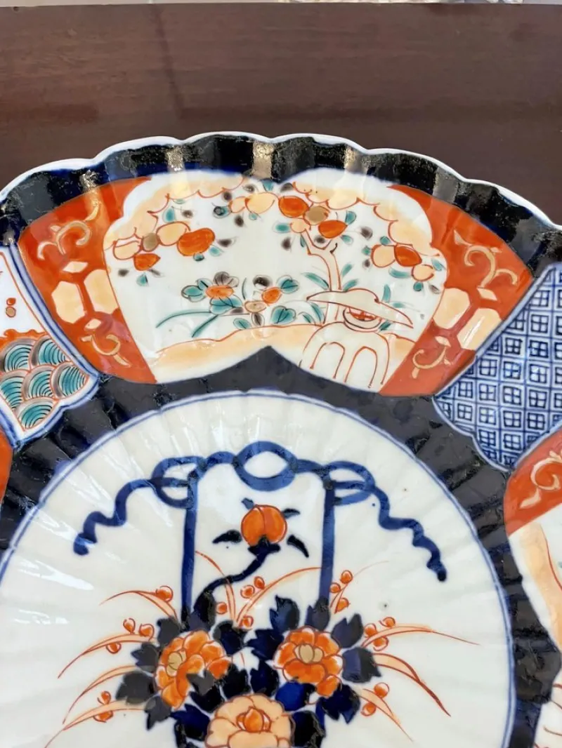 Pamono Japanese Imari Plate, 1900s> Dinner Plates & Bowls