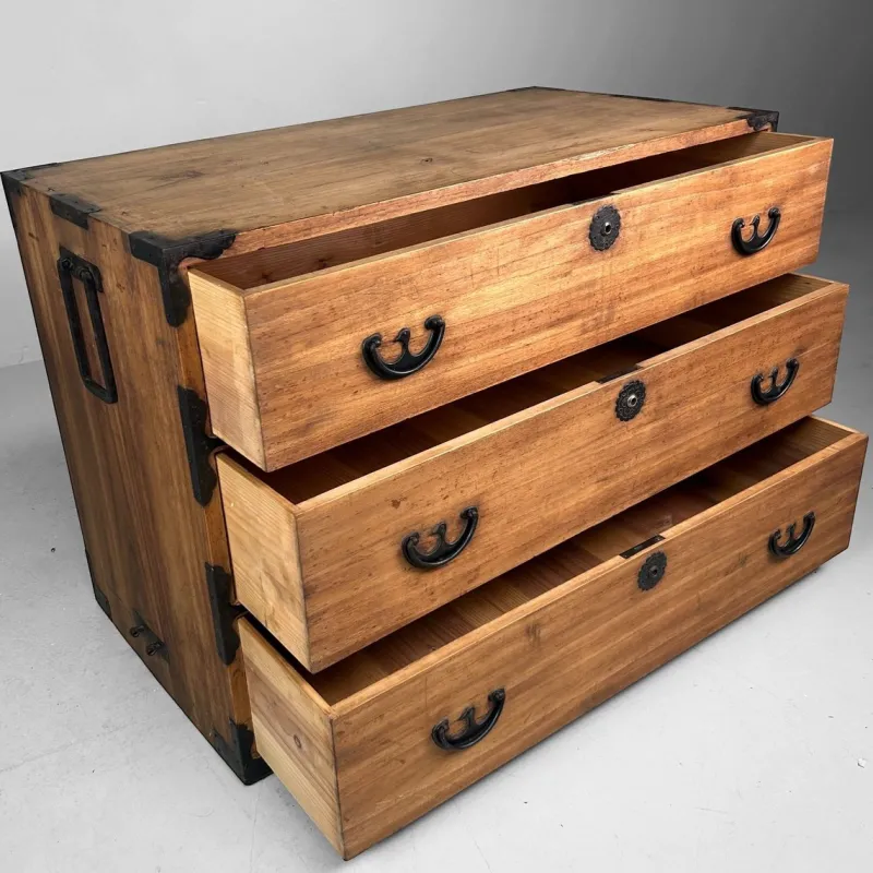 Pamono Japanese Kimono Tansu Chest, 1900s> Cabinets & Wardrobes