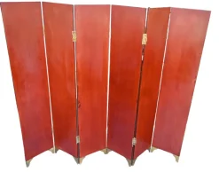 Pamono Japanese Lacquer Screen with Six Leaves><noscript><img width=